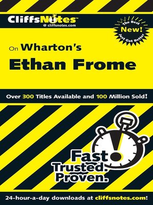 cover image of CliffsNotes on Wharton's Ethan Frome